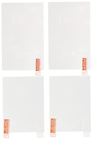 Pellicola Protettiva per Schermo LCD Superiore Pellicola Protettiva Trasparente per Vetro HD Pellicola Salvaschermo per 3Ds Xl con Guida all'installazione Proteggi Schermo