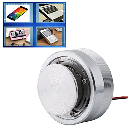 FAUOSWUK 1 altoparlante a risonanza altoparlante a vibrazione di risonanza 50 mm altoparlante a risonanza 5 cm, per tutte le frequenze, mini altoparlante con Tragbare Bluetooth-Lautsprecher