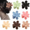 Pince à cheveux en forme de fleur, pince à fleurs antidérapante, pince hawaïenne à forte tenue pour les cheveux moyennement épais, les femmes et les filles, accessoires (HairclawEggflower2)