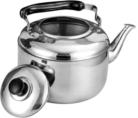 AUTSUPPL Stainless Steel Kettle Toaster Black Tea Stovetop Kettle Whistling Pot Judge Stovetop Kettles Steel Water Black Kettle Dispenser Gas Kettle Stove Top Kettle Tea