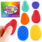 6 Pcs D'activité Sensorielle Fidget Toys Anti Stress, Texturées Différentes Couleurs, Planche à Fidget Sensorielle pour Enfants,Jouet en Silicone pour soulager Le Stress