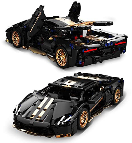Patoom Supersportwagen Technik Auto,Teile 1:14 Klemmbausteine Auto,Supersportwagen Bausteine Sets,Geeignet für Erwachsene und Jugendliche