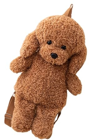 Plüschtasche - Kuscheltier Schultertasche - Realistische Niedliche Hundetasche Für Kinder, Mädchen & Frauen – Für Outdoor, Reisen Und Alltagstauglichkeit