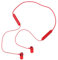 Tofficu 1 Stück Sportkopfhörer mit Magnet Ohrhörer für Sport Neckband Stunden Standby Leicht Freisprecheinrichtung für Fitness Rot