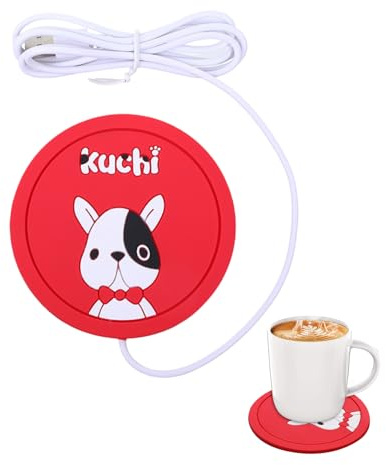 Chauffe Tasse de Café, Électrique Chauffe Tasse Pad, Chauffe-Tasses USB, Réchauffeur de Café, Tasse Chauffante, pour la Saison hivernale,Utilisé pour Le Thé, Le café, Le Lait