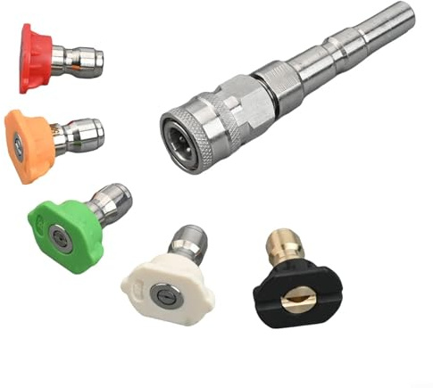 Stainless Steel High Pressure Washer Adapter for Nilfisk KEW, Compatible with Multiple Brands