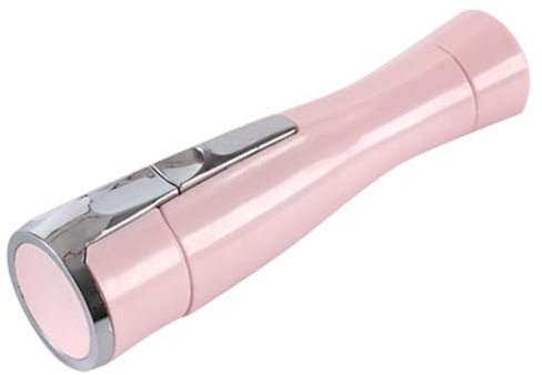 Enthaarungsrasierer für Damen, Elektrischer Körperrasierer mit Pivotkopf | Rosa ABS und Edelstahl, Sanfte Pflege für Beine und Oberlippe, Ergonomischer Griff, 1 Satz