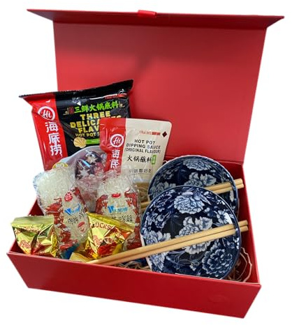 Hotpot Sharing Gift Set Hamper for Two - Chinese Dining Experience (Three Delicacies Flavour)