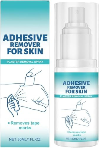 Adhesive Remover for Skin, Stoma Adhesive Remover Spray, Silky Touch, Quick to Use, for Plaster, Bandages, and Adhesive Bandages