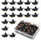 WMYCONGCONG Lot de 100 Mini micro interrupteur coulissant à montage sur panneau, bouton haut vertical 0,5 A 50 V CC 3 broches marche/arrêt 2 positions pour carte électronique Arduino PCB Breadboard