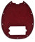 KAISH Bass-Schlagbrett, passend für Musicman Classic 4-saitige StingRay Bassmodelle Red Pearl