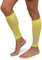 DANISH ENDURANCE Manchons de Compression pour Mollets, 21-26 mmHG, Séchage Rapide, Course à Pied, Chaussettes de Vol, pour Hommes et Femmes, Unisexe, Lot de 1 ou 3, Jaune Fluo, L