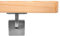 Handlauf Holzhandlauf VKT 42 x 42 mm Wandhandlauf Kiefer Halter eckig 200 cm 2 Halter
