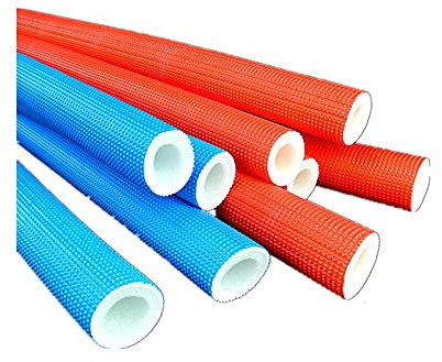 Color Insulation Tube, quadrotic air-Conditioned Copper Pipe Protection case, Floor Heating Solar Cold Water Antifreeze Insulation Cotton tube-25mm * 1.5m * Blue