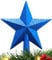 Christmas Concepts® 20cm Glitter Tree Top Star Decoration – Christmas Tree Topper (Royal Blue)