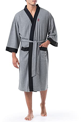IZOD Herren-Kimono, Waffelpiqué
