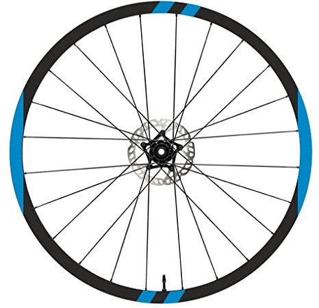 DualColorStampe Aufkleber kompatibel mit Focus Felgen 26 Zoll – 27,5 Zoll – 28 – 29 Zoll – Fahrrad MTB Bike Sticker Felgen MTB B0029 (26 Zoll, Blau 53)