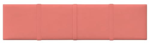 vidaXL 12x Wandpaneel Polsterpaneel Wandpolster Bettkopfteil Wandkissen Wandverkleidung Polsterwand Wandpaneele Rosa 60x15cm Samt 1,08m²
