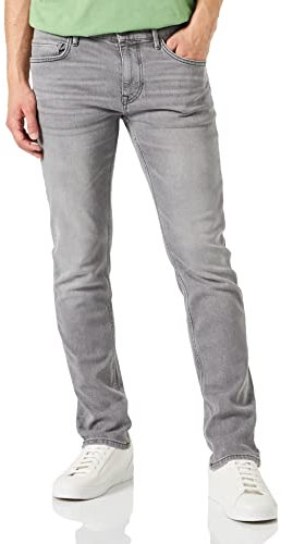 Marc O'Polo Herren Jeanshose mit Stretch-Anteil Shaped Fit, Grau (Light Grey Wash), W30/L34