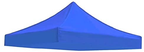 Pavillon Cover Outdoor Patio Baldachin Deckung Ersatz für Gavillon Pavillon Dach Tarpaulin Sonnenschutz (blau, 2x2m)