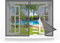 Fliegennetz Fenster Magnet 185 x 200 cm, Insektenschutz Insektenschutzgitter Terrassentür, Ohne Bohren für Alle Arten von Fenstern, Grau
