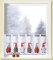 Weckbrodt Microsatin-Scheibengardine Weihnachts-Wichtel, ca. 45x120 cm