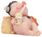 Belupai Statues de Cochon, Mini Figurines de Statue de Nains de Jardin en Résine de Cochon en Résine Musicale Drôle et Décontractée Figurines Sculpture en Résine de Style Campagnard pour Patio Cour et