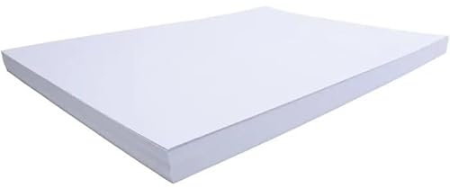 artdee® Bastelkarton – DIN A2 (42 x 60 cm) / 180 g/m² / Weiß – Tonpapier für Jedermann – Buntpapier zum Basteln – für grenzenlose Gestaltungs- und Bastelmöglichkeiten