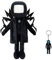 Simmpu Toilet Man Plüschtiere & Schlüsselanhänger,30cm Titan-TV-Mann Plüschpuppen,Toilet Plush Toys,Stofftier Plüschpuppe,Toilet Man Fun Schlüsselanhänger für Fans Kinder Geburtstagsgeschenke