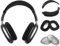 4 Stück Schutzhülle kompatibel mit AirPods Max Cover - Anti-Scratch Cover Zubehör Schutz für AirPods Max Kopfhörer Zubehör Cases(Schwarz)