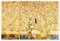 L'Arbre de vie Poster de Gustav Klimt 60 x 40 cm Jaune Tableaux Décoration murale