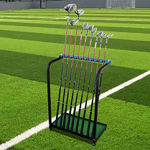 Golfschläger Lagerregal Sets Golfschläger-Ständer Golf Club Kugellagerständer Storage Rack 9-Loch, Clubs-Golf-Putter Display Regalständer Halter Ständer 27.5x10.8x19.7CM