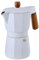 Bergner Cafetera 6 Tazas NATURALLY en aluminio Blanco mate
