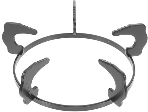 Amosfun Supporto per Fornello a Gas in Ferro Antiscivolo, Rack Universale per Wok E Pentole, Ideale per Cucina Domestica, Resistente Calore