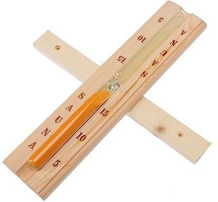 Alipis Wooden Sauna Hourglass Timer Creative Timer Clock Sauna Accessories for