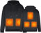 Beheizbare Jacke Hoodie für Herren Damen Elektrische Beheizte Heizweste Kapuzenpullover mit 5 Heizzonen Winter Warm für Outdoor Camping Wandern Jagd, Casual Pullover Hoody mit Kapuze Sale Angebote