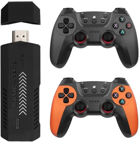 KINMRIS X2 Ultra Game Stick 4k 128G 40000 Spiele Retro-Konsole UItra Game Stick HD Videospiel-Konsole Double Wireless 2.4G Controller