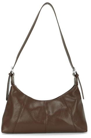 EVEOUT Borse a tracolla in Pelle Cerata da Donna Minimal Borsa Ascellare a Mezzaluna Borse Tote Hobo Borse a spalla Pelle PU per Lavoro Vacanza Università