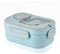 YTSMFL Bento Boxes, Blue Leakproof Lunch Box Set with Cutlery Reusable Bento Box with Compartments Bento Lunchbox Packlunch for Adults Kids