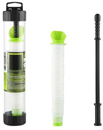 Lyricalist Köder-Trichter aus Netzgewebe – PVA-Netz-Strümpfe, Nachfüllbeutel für Karpfenangeln, schnell auflösende Köderstrümpfe, geeignet für gehackte Köder, Boilies, Pellets, Mattköder