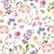 VaryPaper Peel and Stick Pink Floral Wallpaper 44.5cmx200cm White Sticky Back Plastic Patterned Flower Wallpaper for Girls Bedroom Hallway Adhesive Shelf Liner Cupboard Sticker Furniture Vinyl Wrap