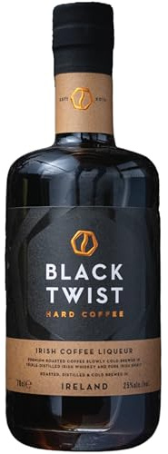 Black Twist Irish Coffee Liqueur | 70 cl | 25 Percent ABV | 100% Arabica Coffee, Cold Brewed with Triple-Distilled Irish Whisky | Perfect for Cocktails and Chilled Shots