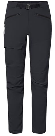 VAUDE Men's Croz Pants III, Technische, strapazierfähige Herren Softshellhose für Alpine Berg- und Hochtouren, windabweisend und atmungsaktiv