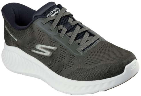Skechers Herren Oswah | Sneaker, olive, Grün, Elastische Schnürsenkel, Machine washable, Herren, Schuhe