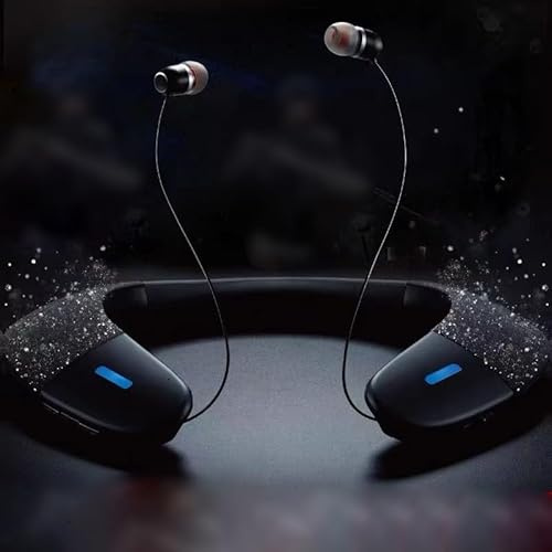 Besshepplo Neckband Style Portable Speaker3D Stereo Surround Sound And Adjustable Comfortable Neck Fit For Home, Office and Outdoor Portable Speaker