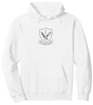Kitchen Boss Fouet Couteau de Chef Motif romarin Sweat à Capuche