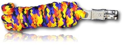 Führstrick mit Panikhaken für Pferd - Anbindestrick in verschiedenen stylischen Designs, Führleine, Anbindeseil Pony, Esel, Ziege - bunt