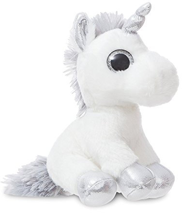 Aurora, 60853, Sparkle Tales, Blossom la Licorne, 30 cm, Peluche, Rose