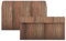 25x Design-Briefumschläge in Natur-Holz-Optik DIN lang, 11 x 22 cm, Farbe: braun Haftklebung mit Abziehstreifen 3 Jahre Garantie auf Klebung