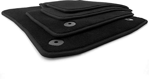 Fußmatten für Astra H Twintop Velours Matten in Original Qualität Automatten, 4-teilig, schwarz